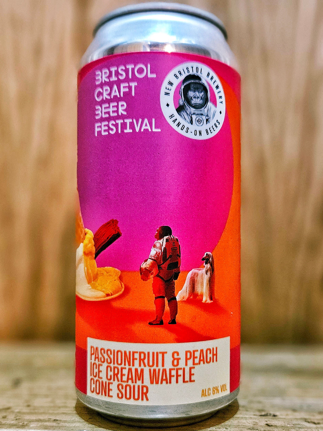 New Bristol Brewing Co - Passionfruit & Peach Ice-Cream Waffle Cone Sour