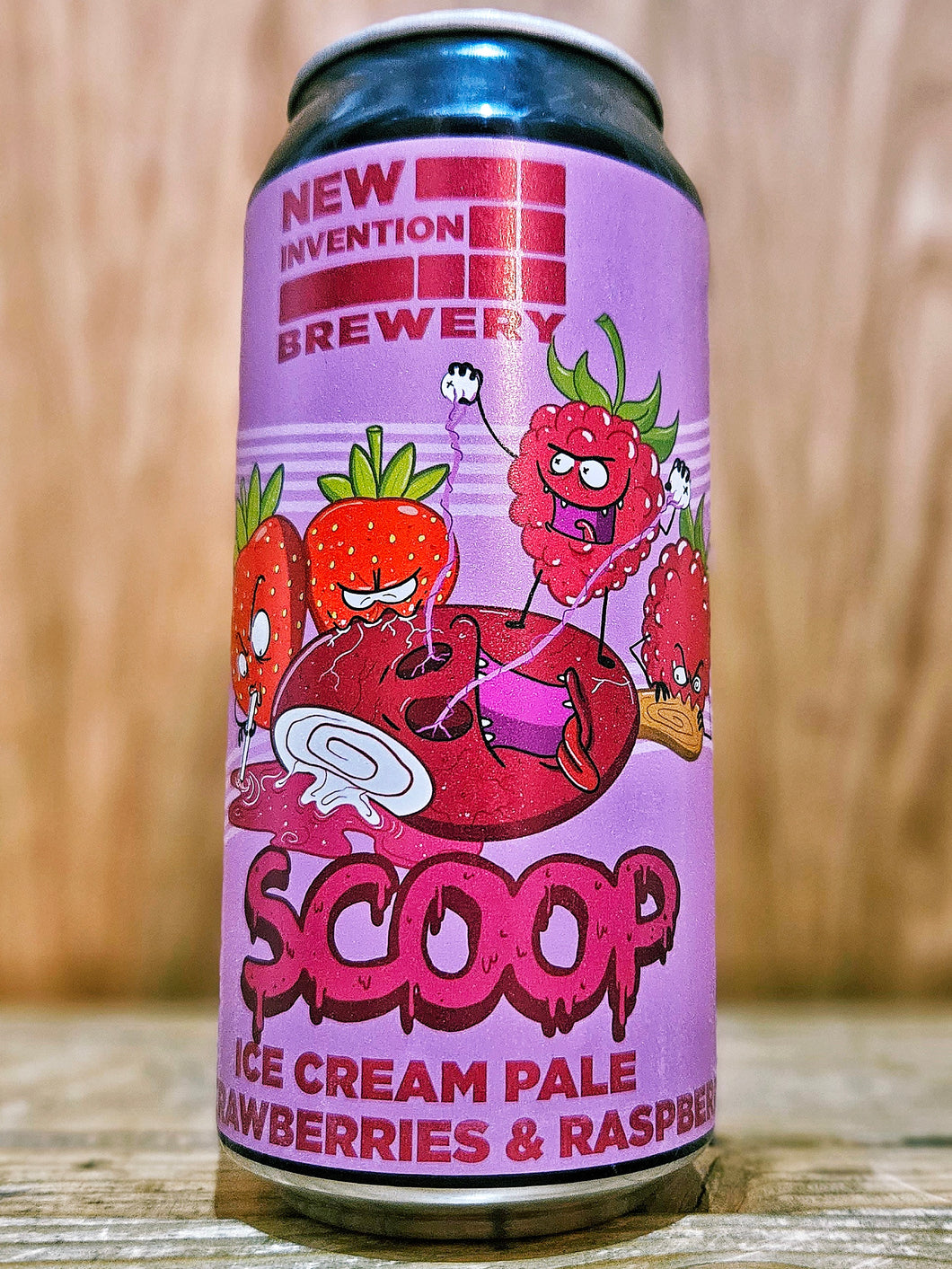 New Invention Brewery - Scoop Strawberry And Raspberry