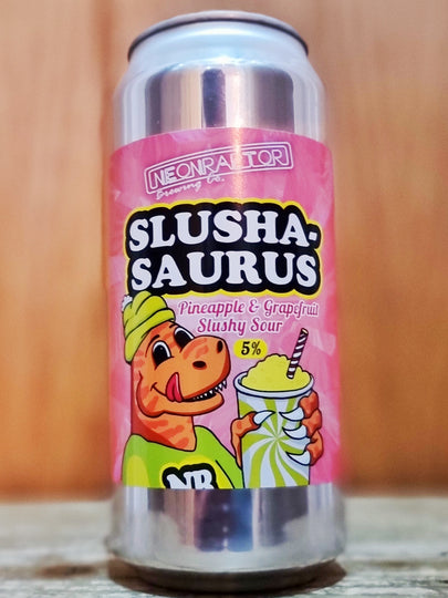 Neon Raptor Brewing Co. Slushasaurus Pineapple + Grapefruit