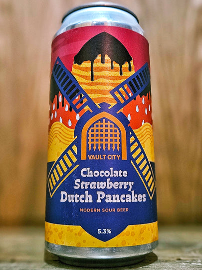 Vault City Brewing Chocolate Strawberry Dutch Pancakes