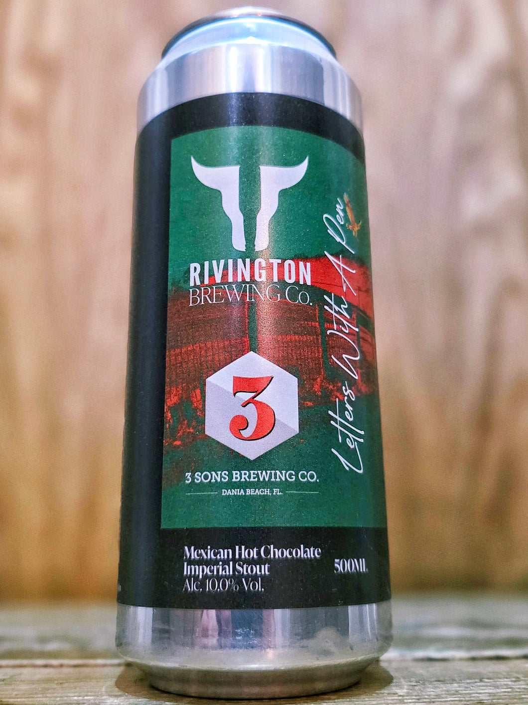 Rivington Brewing Co v 3 Sons - Letters With A Pen