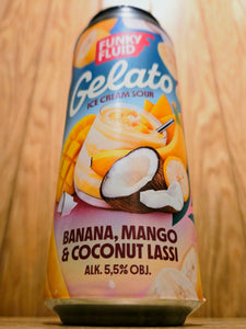 Funky Fluid - Gelato: Banana Mango And Coconut Lassi