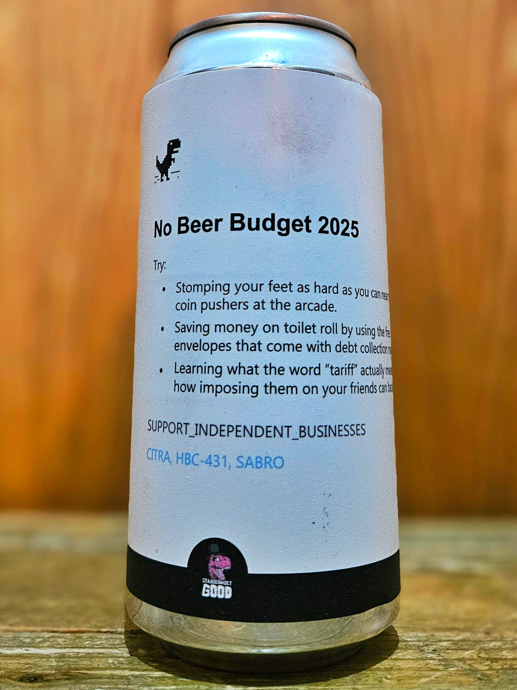 Staggeringly Good - No Beer Budget
