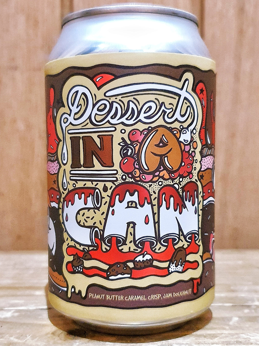 Amundsen - Dessert in a Can 'Peanut Butter Caramel Crisp Jam Doughnut'