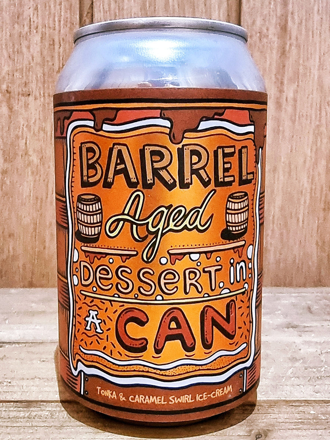 Amundsen -  Barrel Aged Dessert in a Can 'Tonka and Caramel Swirl Ice Cream'