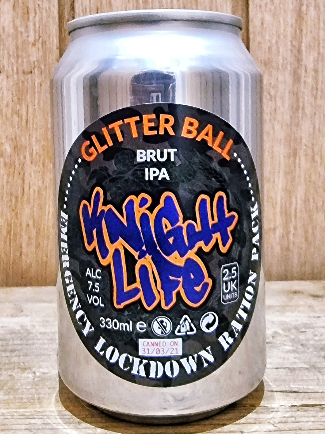 Knight Life - Glitter Ball: Brut IPA - ALE SALE BBE FEB22