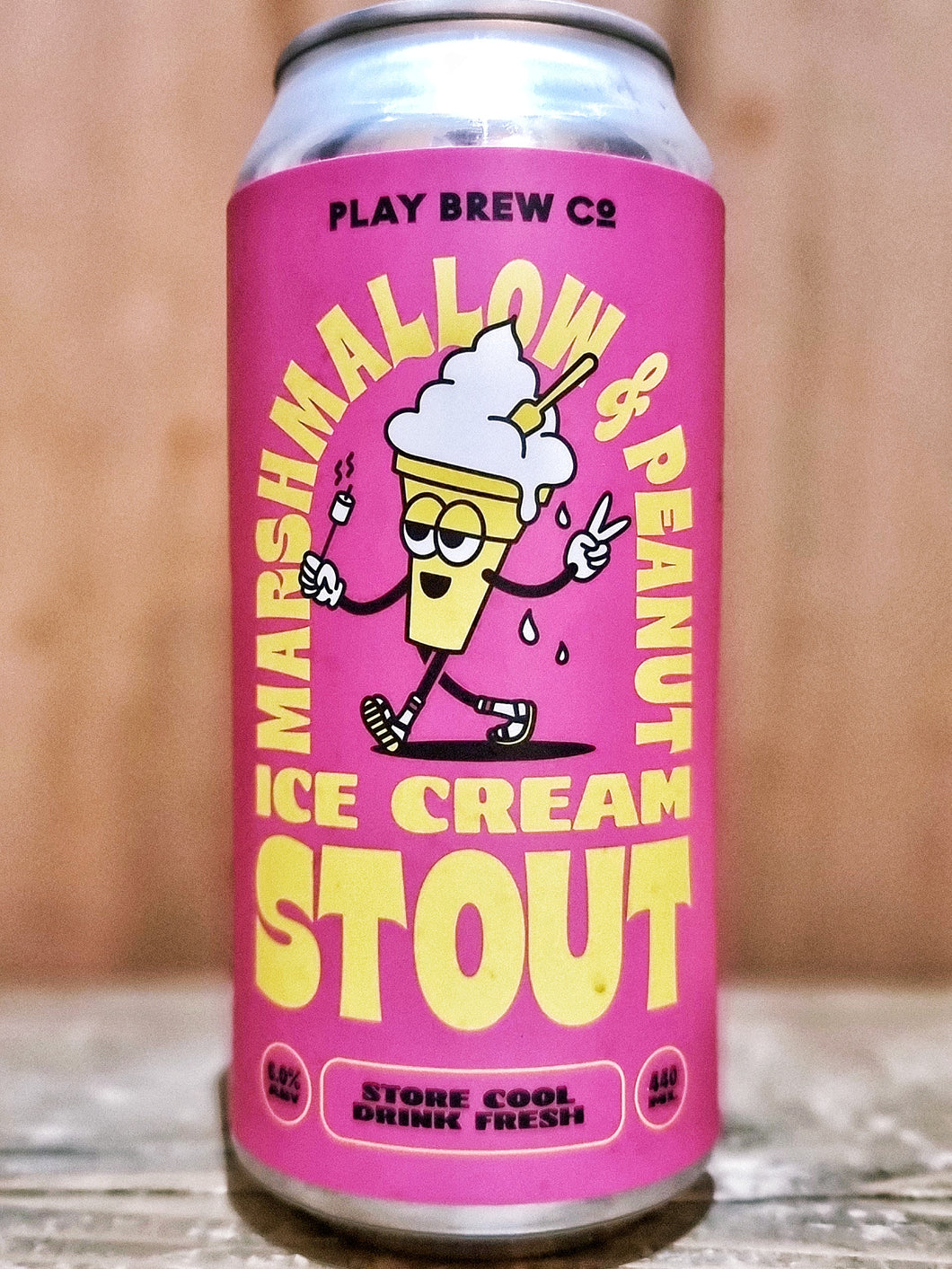 Play Brew - Marshmallow and Peanut Ice Cream Stout