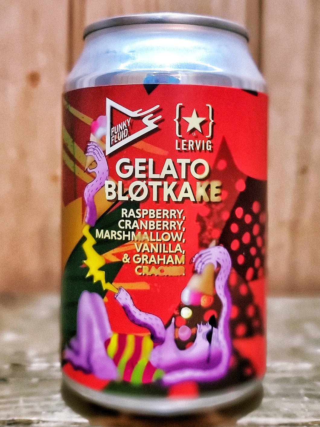Funky Fluid - Double Gelato: Banana and Bilberry & Peanut Butter Cheesecake (Collab)