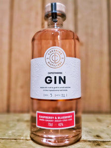 Capesthorne Raspberry and Blueberry Gin