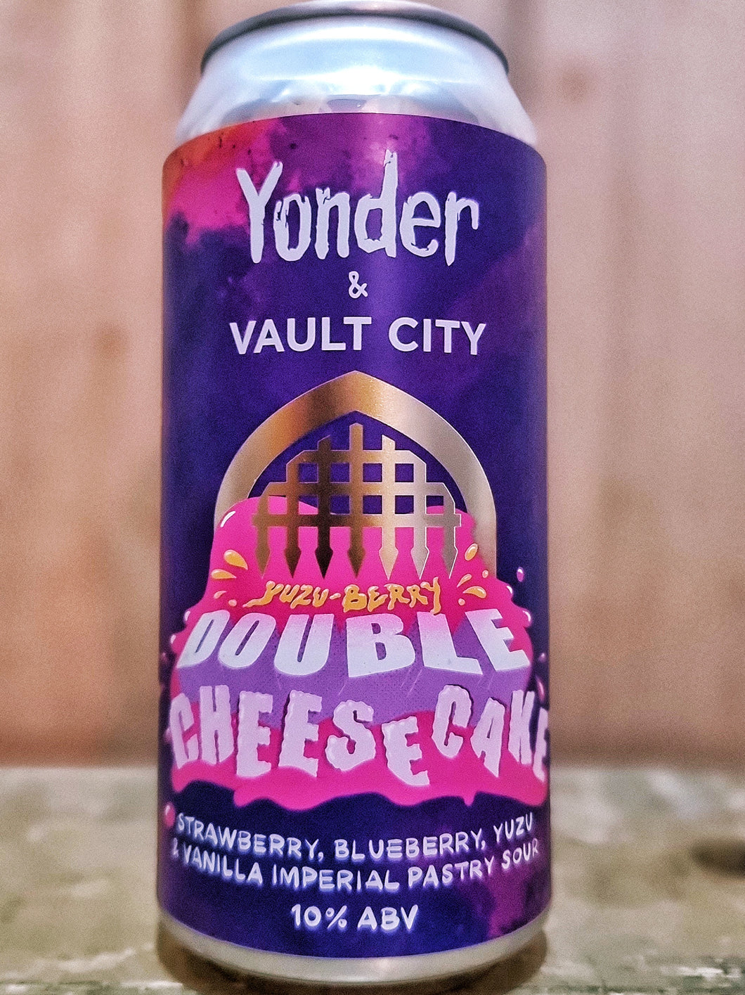 Yonder Brewing v Vault City - Yuzu Berry Double Cheesecake