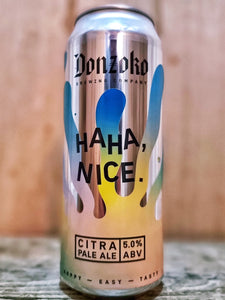 Donzoko Brewing - HaHa Nice ALE SALE MARCH 23