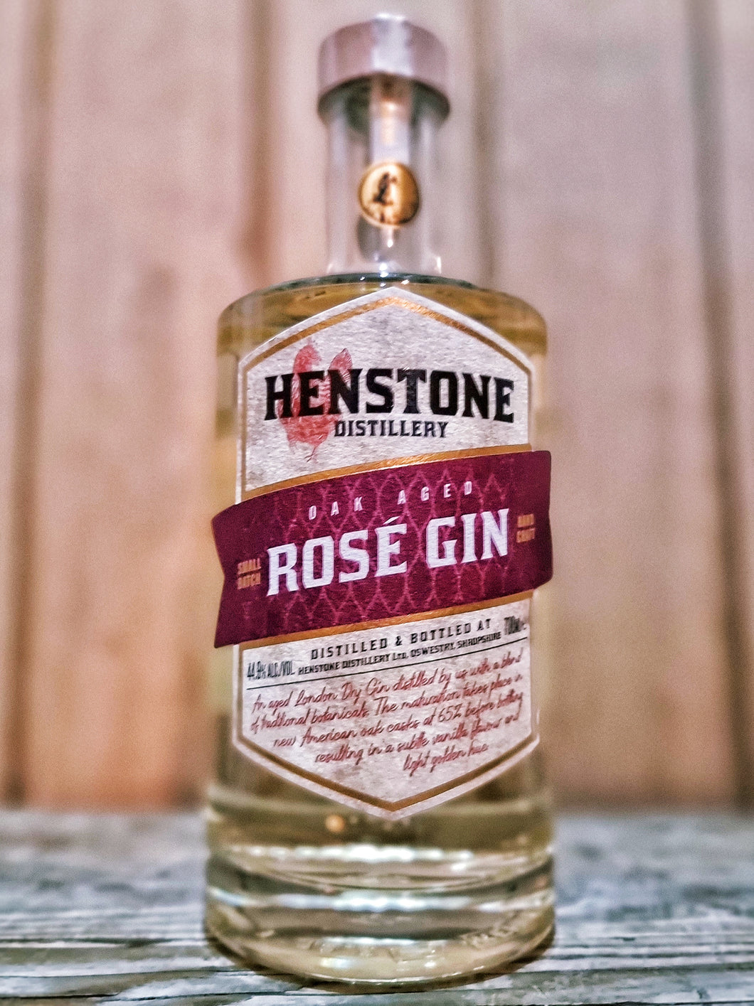 Henstone Distillery - Oak Aged Rosé Gin
