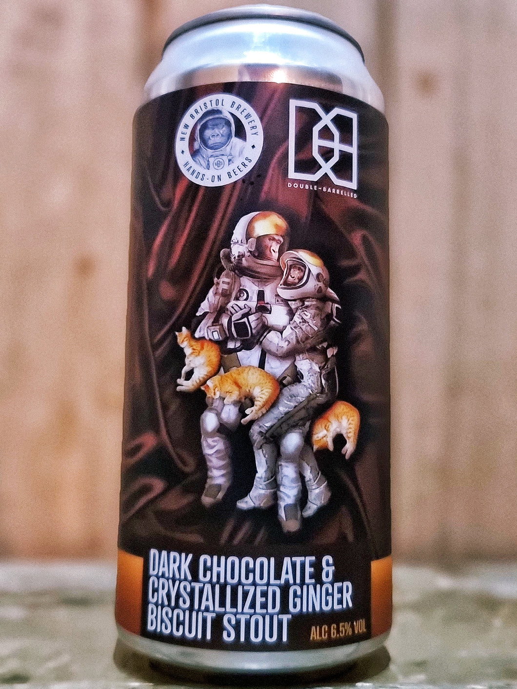 New Bristol Brewing Co v Double Barrelled - Dark Chocolate and Crystalized Ginger Biscuit Stout