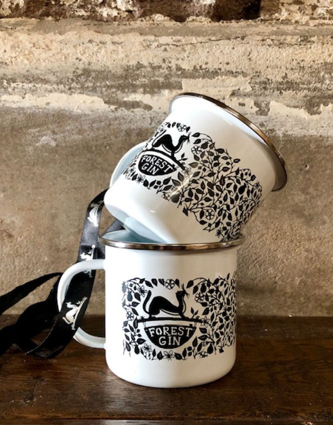 Forest Gin Enamel Mug
